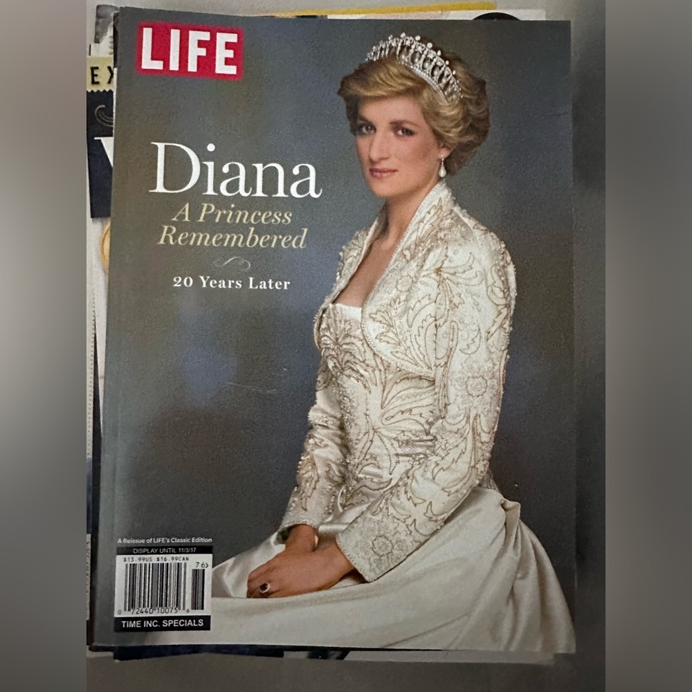 Life Magazine-  Diana, A Princess Remembered.